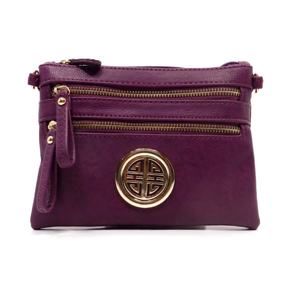 Purple Logo Crossbody Purse MeAndMommysCloset