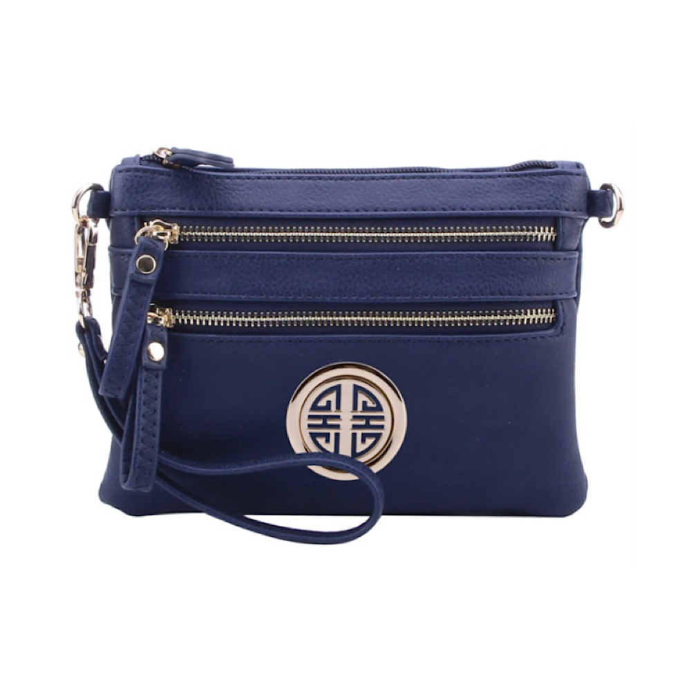 Navy Logo Crossbody Purse MeAndMommysCloset