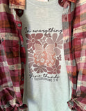 In Everything Give Thanks Tee & Flannel Set