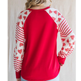 Red Hearts Top