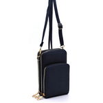 Navy Cell Phone Crossbody Purse