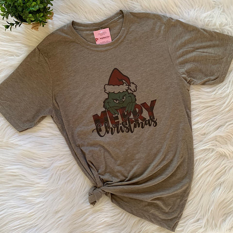 Merry Christmas Grinch Graphic T-Shirt
