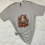Boho Ghost & Blooms Tee Graphic T-Shirt