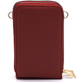Red Cell Phone Crossbody Purse