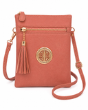 Daily Companion Logo Crossbody Purse - Multiple Color Options
