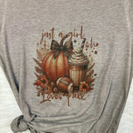 Just a Girl Who Loves Fall Graphic T-Shirt