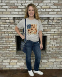Sunflower Flag Graphic T-Shirt, Light Gray