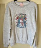Having a Meltdown Snowman Sublimated Gildan Relax Fit Sweatshirt