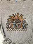 Find me Among the Sunflowers Graphic T-Shirt