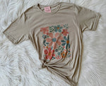 Boho Floral Graphic T-Shirt