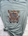 Kindness is Free Hippie Peace Van Graphic T-Shirt