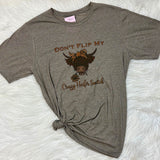 Don’t Flip My Crazy Heifer Switch Graphic T-Shirt