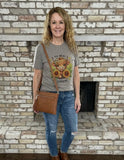 You are my Sunshine Highland Cow T-Shirt, Ash Gray