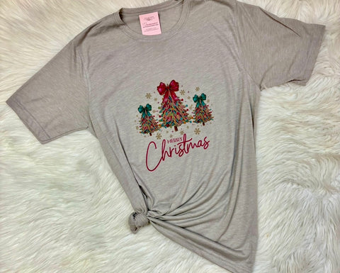 Colorful Christmas Trees Graphic T-Shirt