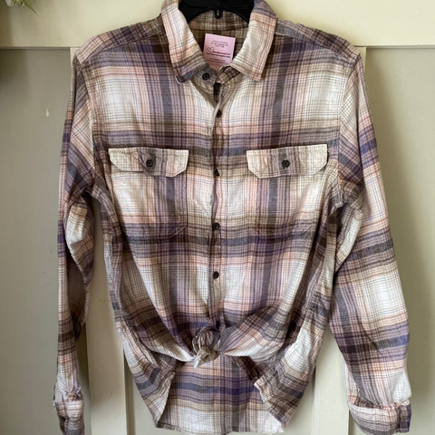 Sale Hand Bleach Dyed Flannels