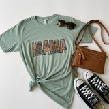 Mama Colorful Floral Graphic T-Shirt