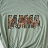Mama Colorful Floral Graphic T-Shirt