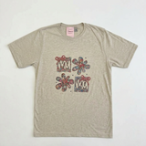 Mama Pink Bow & Flower Graphic T-Shirt