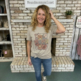 Mama Pastel Flowers Graphic T-Shirt