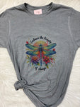 Embrace the Beauty of Change Dragonfy Graphic T-Shirt
