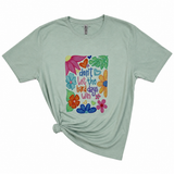 Hard Days Win Graphic T-Shirt, Light Sage Green