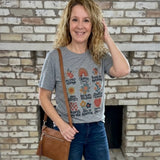 Positive Messages Graphic T-Shirt, Light Gray