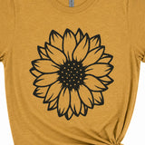 Sunflower Mustard Graphic T-Shirt