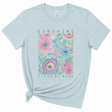 Sunshine State of Mind Graphic T-Shirt, Light Sage Green