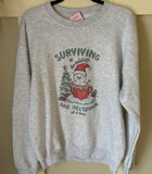 Holiday Meltdown Snowman Sublimated Gildan Relax Fit Sweatshirt