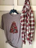 Christmas Tree Flannel & T-Shirt Combo