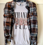Thankful Turkeys Flannel & T-Shirt Combo