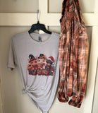 Hallothanksmas Highland Cow Flannel & T-Shirt Combo