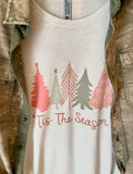 Tis the Season Christmas Flannel & T-Shirt Combo
