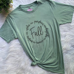 Fall Circle Graphic T-Shirt