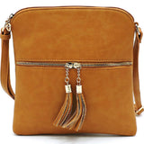 Classic Tassel Crossbody Purse, Multiple Color Options