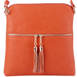 Classic Tassel Crossbody Purse, Multiple Color Options
