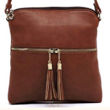 Classic Tassel Crossbody Purse, Multiple Color Options
