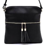 Classic Tassel Crossbody Purse, Multiple Color Options
