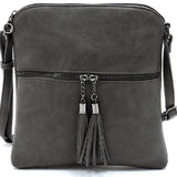Classic Tassel Crossbody Purse, Multiple Color Options