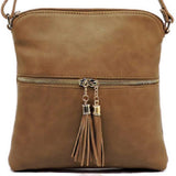Classic Tassel Crossbody Purse, Multiple Color Options