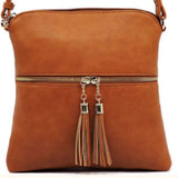 Classic Tassel Crossbody Purse, Multiple Color Options