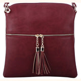 Classic Tassel Crossbody Purse, Multiple Color Options