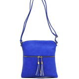 Classic Tassel Crossbody Purse, Multiple Bright Color Options