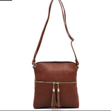 Classic Tassel Crossbody Purse, Multiple Color Options