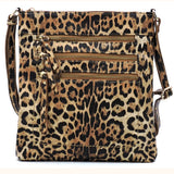 Triple Zip Crossbody, Multiple Color Options