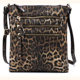Triple Zip Crossbody, Multiple Color Options