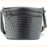 On-the-Go Ostrich Print Crossbody Purse, Multiple Color Options
