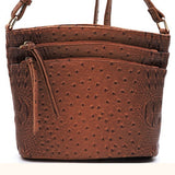 On-the-Go Ostrich Print Crossbody Purse, Multiple Color Options