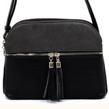 Daily Organizer Crossbody Purse, Multiple Two-Tone Color Options