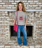 October We Wear Pink Cancer Awareness Graphic T-Shirt